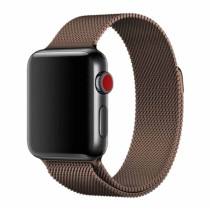 Ремінець на Apple watch 38/40/41mm Milanese Loop Band Coffee